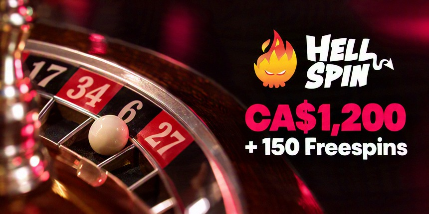 SMS Hell Spin CA$1,200 + 150 Freespins